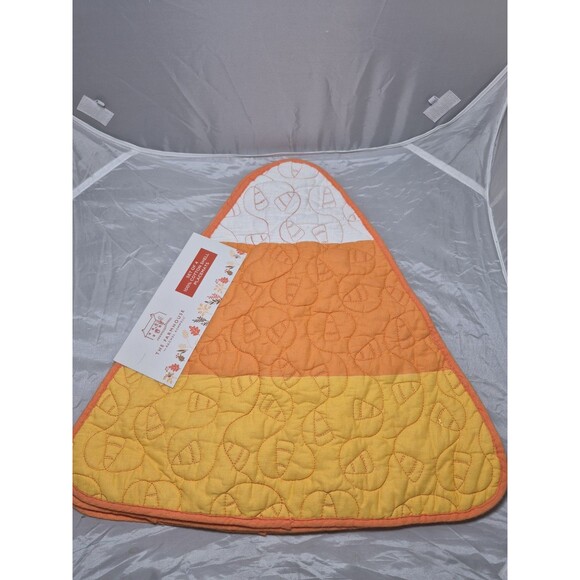 Halloween Placemats Candy Corn Cotton Set Of 4 The Farmhouse By Rachel Ashwell - Picture 1 of 5